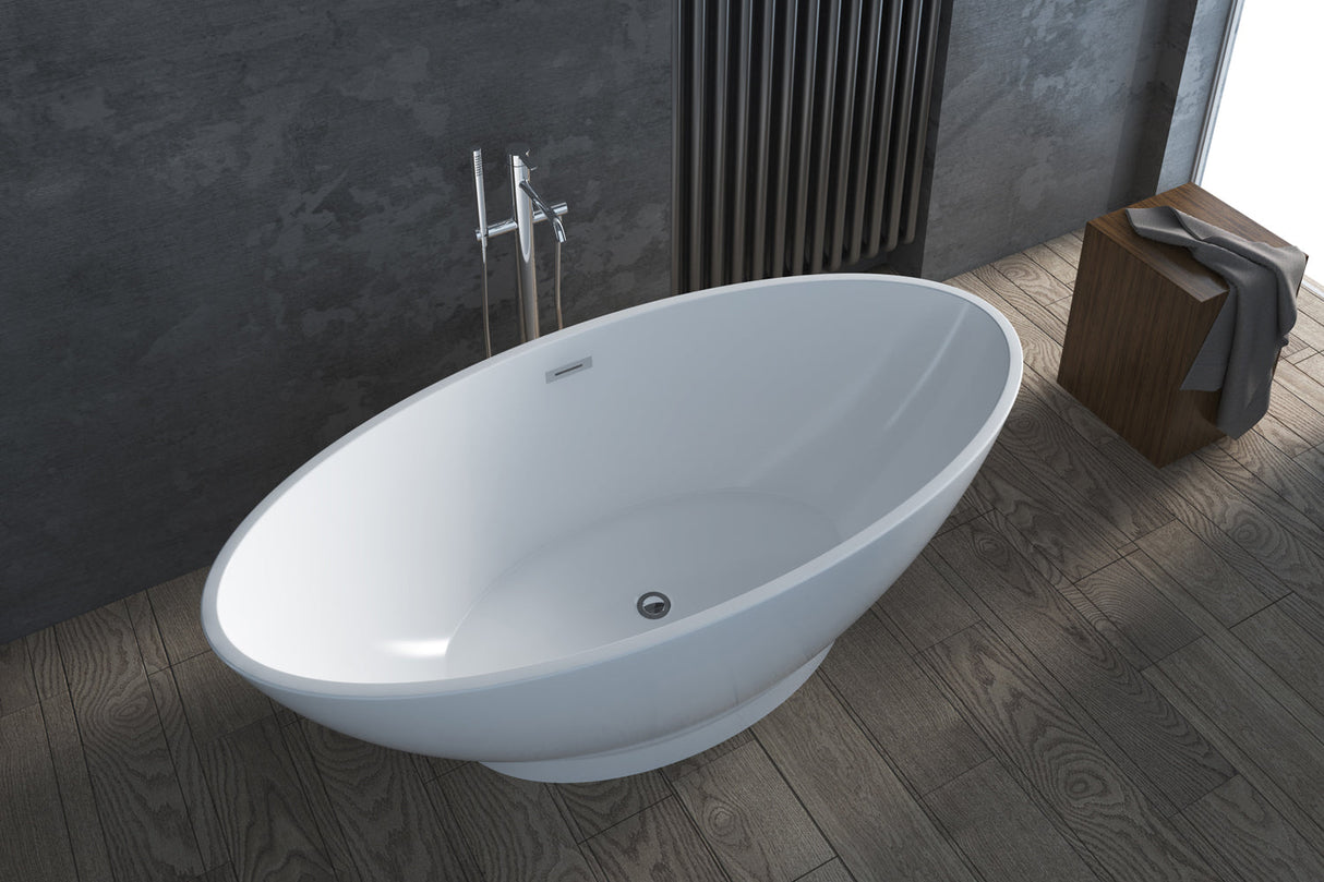 Noelani 66" Acrylic Freestanding Tub with Integral Drain