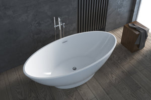 Noelani 66" Acrylic Freestanding Tub with Integral Drain