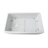FS30 Single Bowl Fireclay Apron-Front Sink