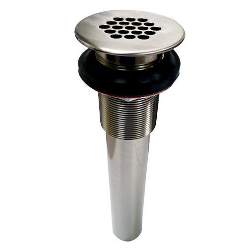 Lavatory Grid Drain without Overflow