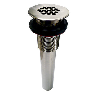 Lavatory Grid Drain without Overflow