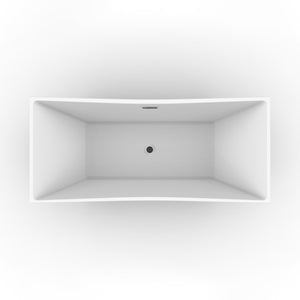 Tairo 67" Acrylic Tub with Integral Drain and Overflow
