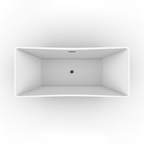 Tairo 67" Acrylic Tub with Integral Drain and Overflow