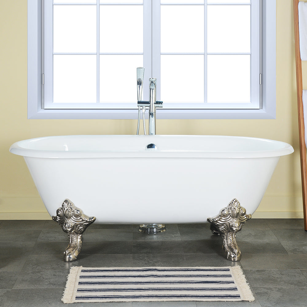 Gallagher 72" Cast Iron Double Roll Top Tub