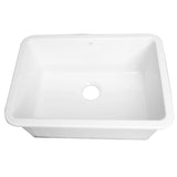 Orabella 27″ Drop-in/Undermount Fireclay Kitchen Sink