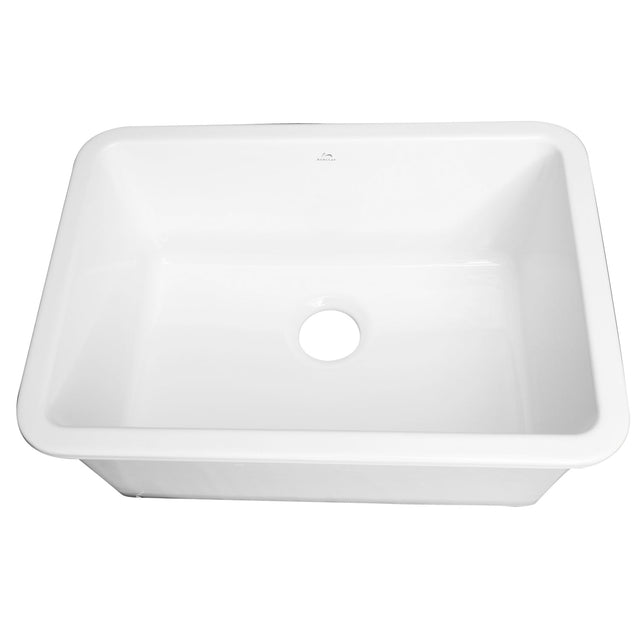 Orabella 27″ Drop-in/Undermount Fireclay Kitchen Sink