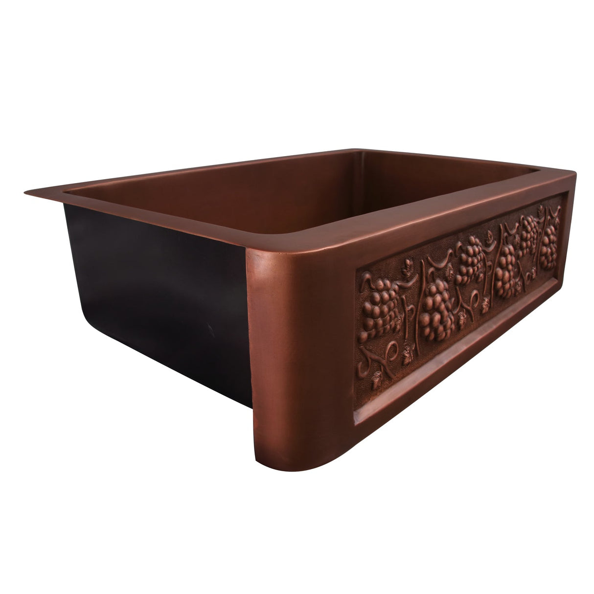33" Concord Single Bowl Copper Apron-Front Sink