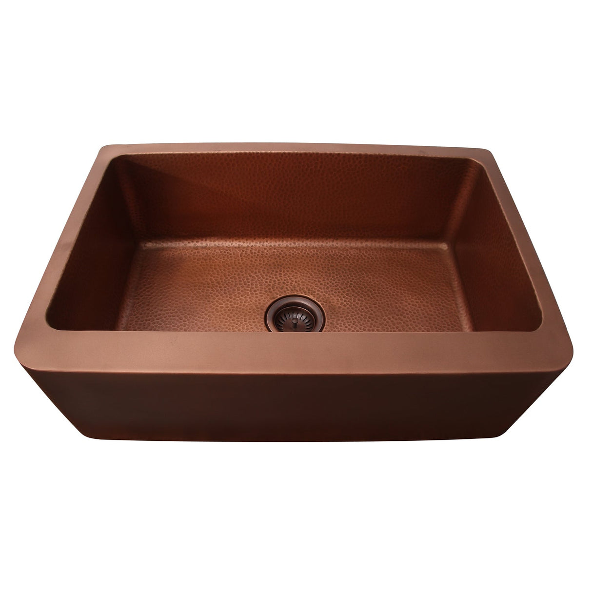 Bentley Single Bowl Copper Apron-Front Sink