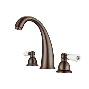 Maddox Widespread Lavatory Faucet with Porcelain Lever Handles