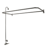Bartlett 60″ Cast Iron Roll Top Tub Kit – Polished Chrome Accessories