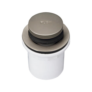 Push Button Tub Drain with PVC Adapter