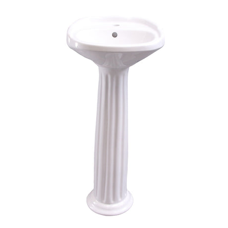 Silvi 15" Pedestal Lavatory