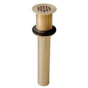 Lavatory Grid Drain without Overflow