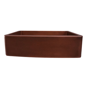 Gatsby 34" Single Bowl Copper Apron-Front Sink