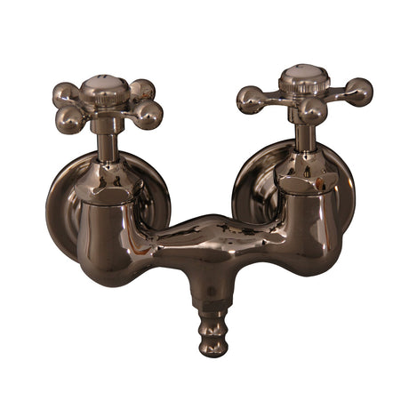 Brocton 65″ Cast Iron Roll Top Tub Kit – Polished Nickel Accessories