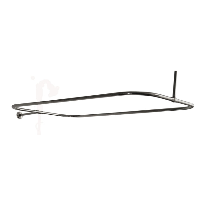 Bartlett 60″ Cast Iron Roll Top Tub Kit – Polished Chrome Accessories
