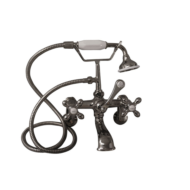 Bartlett 60″ Cast Iron Roll Top Tub Kit – Polished Chrome Accessories