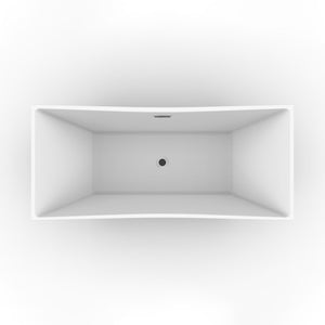 Tanya 71" Acrylic Tub with Integral Drain and Overflow