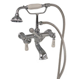 Bartlett 60″ Cast Iron Roll Top Tub Kit – Polished Chrome Accessories
