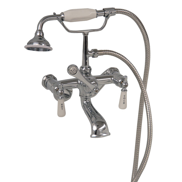 Bartlett 60″ Cast Iron Roll Top Tub Kit – Polished Chrome Accessories