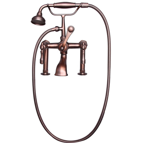 Marshall 72″ Cast Iron Double Slipper Tub Kit – Oil Rubbed Bronze Accessories