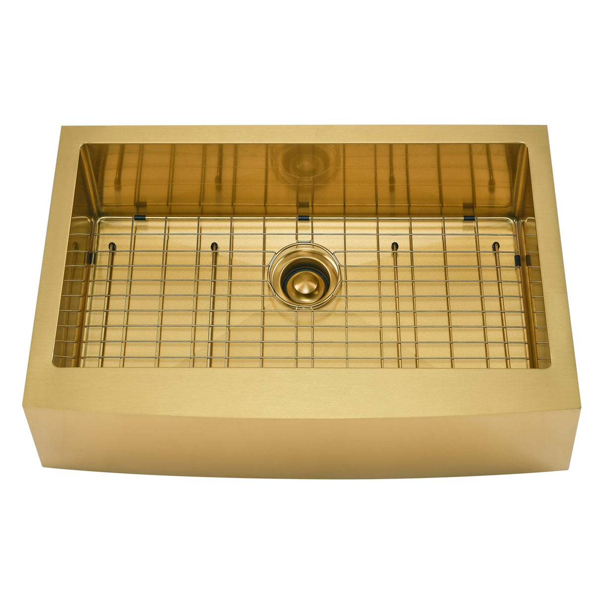 Amanda Single Bowl Gold Stainless Apron-Front Sink