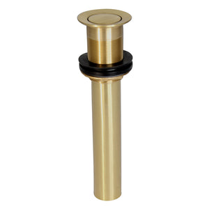 Pop-Up Drain without Overflow