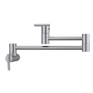 Dori Dual Handle Wall Mount Pot Filler