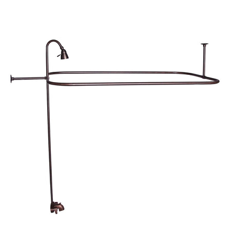 Brocton 65″ Cast Iron Roll Top Tub Kit – Oil Rubbed Bronze Accessories