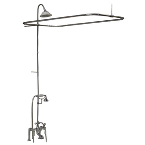 Beecher 60″ Cast Iron Roll Top Tub Kit – Polished Chrome Accessories