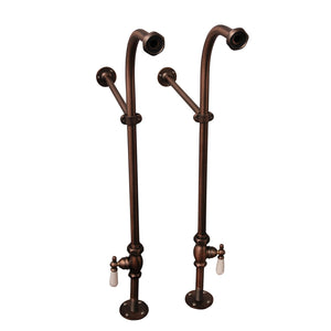 Fillmore 60″ Acrylic Slipper Tub Kit in Bisque – Oil Rubbed Bronze Accessories