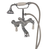 Bartlett 60″ Cast Iron Roll Top Tub Kit – Polished Chrome Accessories