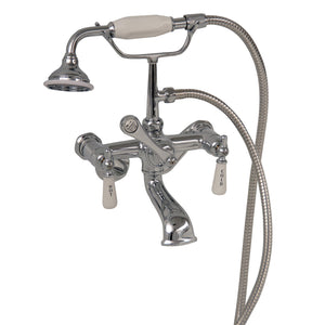 Bartlett 60″ Cast Iron Roll Top Tub Kit – Polished Chrome Accessories