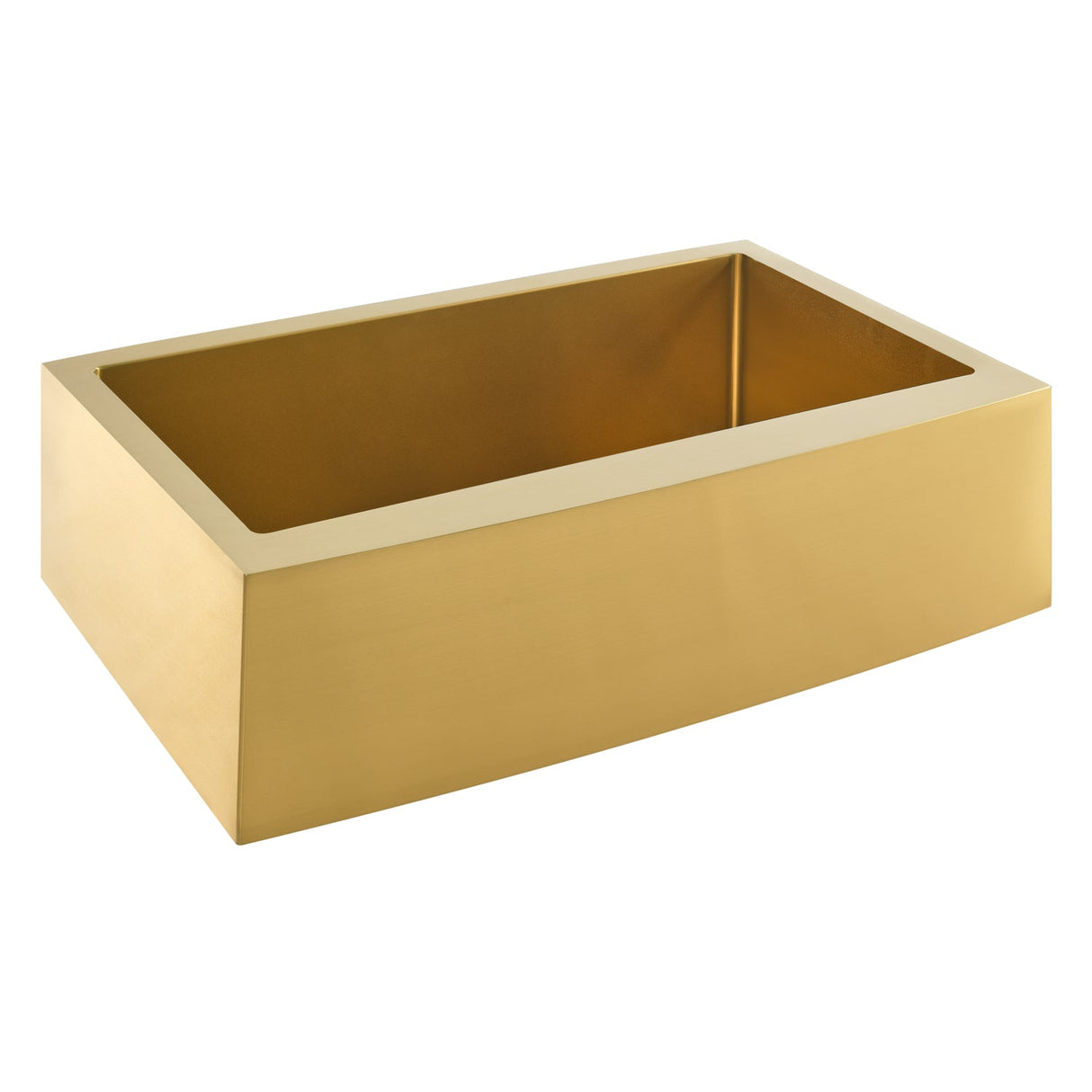 Amanda Single Bowl Gold Stainless Apron-Front Sink