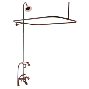 Imogene 67″ Acrylic Slipper Tub Kit in White – Oil Rubbed Bronze Accessories