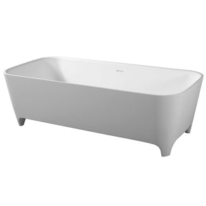 Tristan 71" BARstone Freestanding Tub