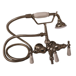 Brocton 65″ Cast Iron Roll Top Tub Kit – Polished Nickel Accessories