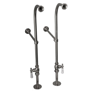 Bartlett 60″ Cast Iron Roll Top Tub Kit – Polished Chrome Accessories