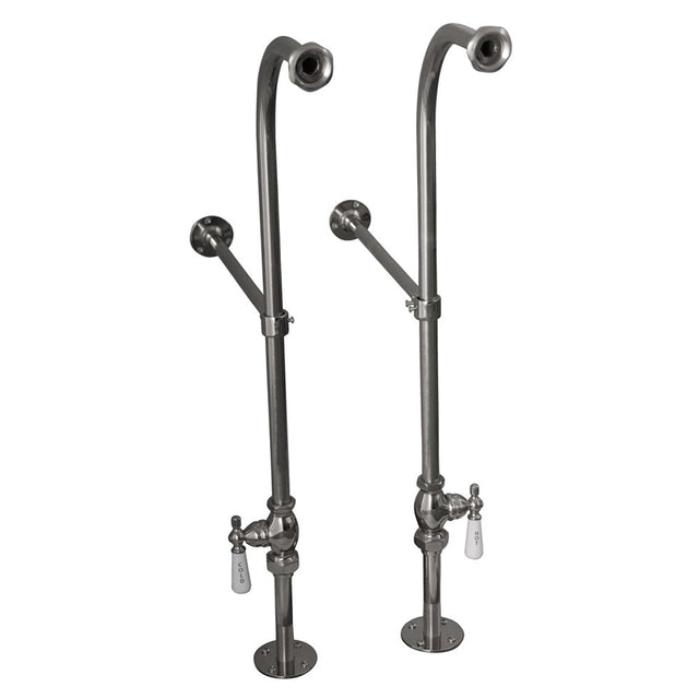 Bartlett 60″ Cast Iron Roll Top Tub Kit – Polished Chrome Accessories