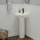 Evolution Corner Pedestal Lavatory