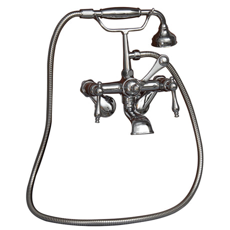 Brocton 65″ Cast Iron Roll Top Tub Kit – Polished Chrome Accessories