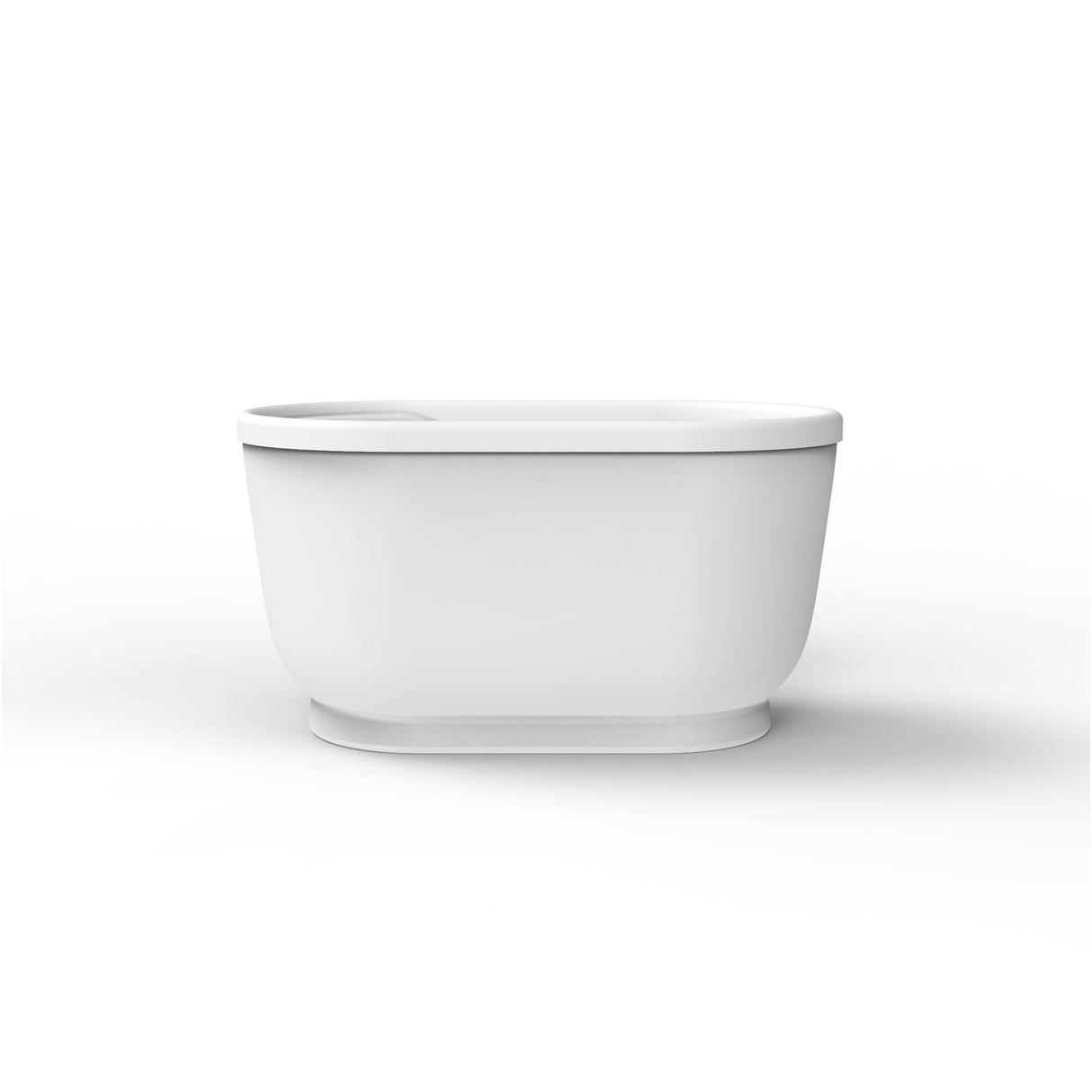 Pearl 47" Freestanding Acrylic Tub with Integral Drain