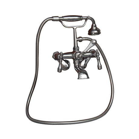 Brocton 65″ Cast Iron Roll Top Tub Kit – Polished Chrome Accessories