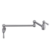 Dai Dual Handle Wall Mount Pot Filler
