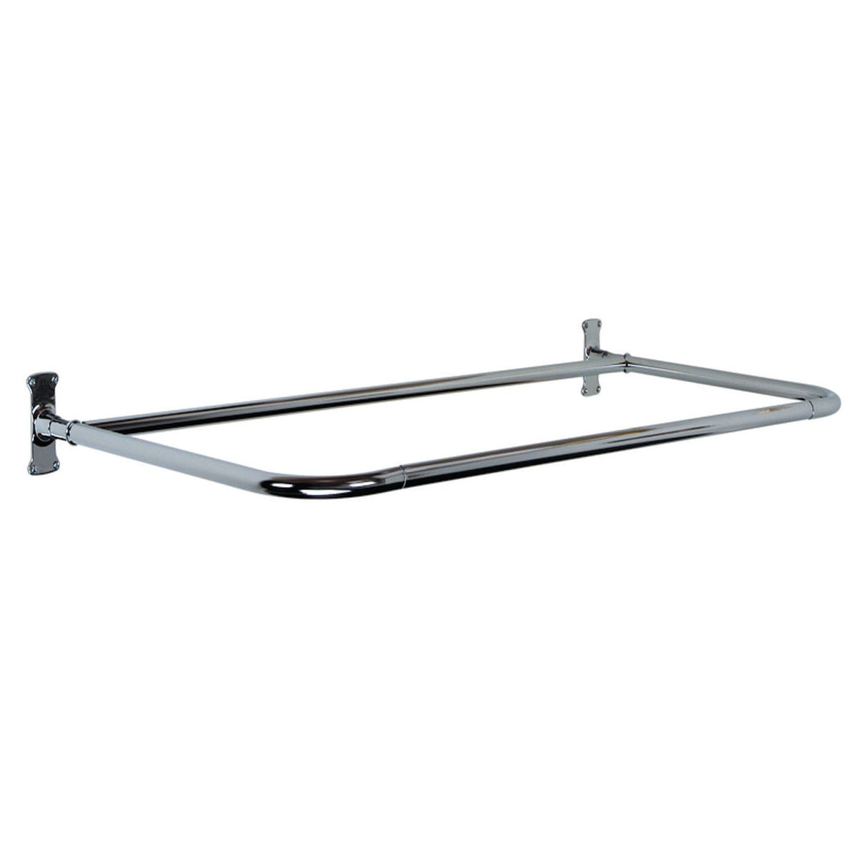 Bartlett 60" Cast Iron Roll Top Tub Kit-Polished Chrome Accessories