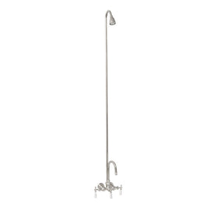 Tub/Shower Converto Unit – Diverter Faucet, Gooseneck Spout for Cast Iron Tub