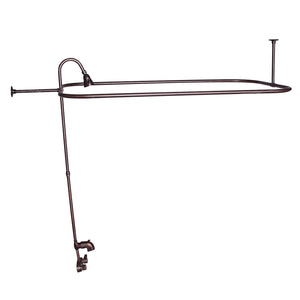 Antonio 55" Cast Iron Roll Top Tub Kit-Oil Rubbed Bronze Accessories