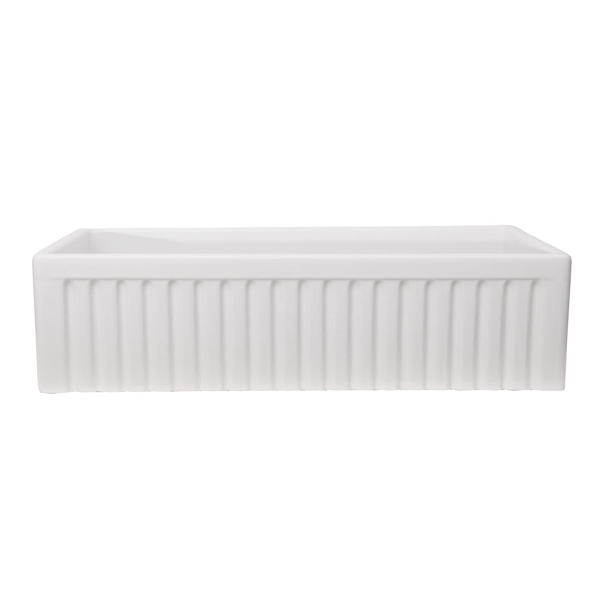 Carthage Fluted Single Bowl Apron-Front Sink