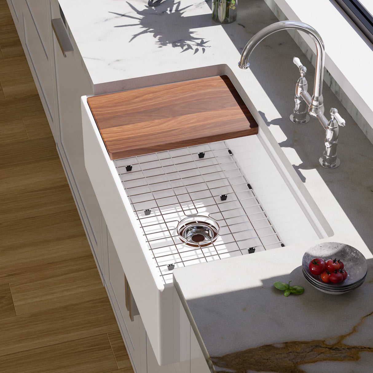 Crofton Apron-Front Sink with Accessory Ledge