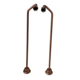 Bartlett 60″ Cast Iron Roll Top Tub Kit – Oil Rubbed Bronze Accessories